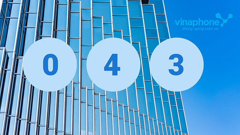 Đầu số 043 l&agrave; của mạng VNPT khu vực H&agrave; Nội